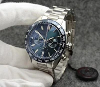 2022 mens luxury classic quartz multi pin stainless steel ceramic ring business fashion wrist watch