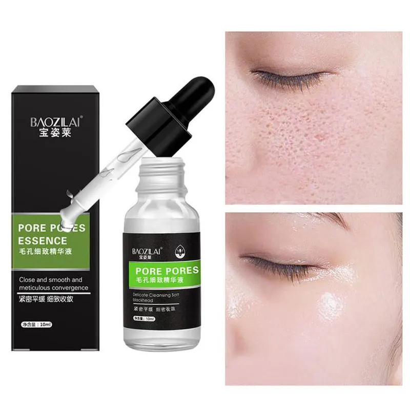 

Oil Control Pore Shrink Face Serum Anti Age Whitening Remove Dark Spots Improve Acne Blackheads Dry Repair Smooth Skin Care