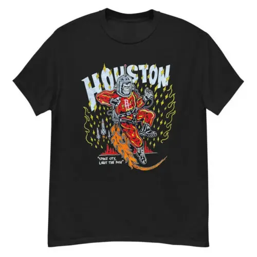 

Warren Lotas Houston Rockets Space City Light The fuse t shirt