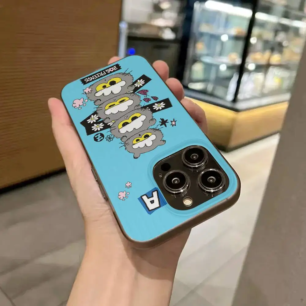 Фото G-Gdragon Z-Zoa Cat Fashion для iPhone 17 16 15 14 13 12 11 Pro Max Plus Pro Прозрачный чехол для телефона с противоскользящим покрытием №5