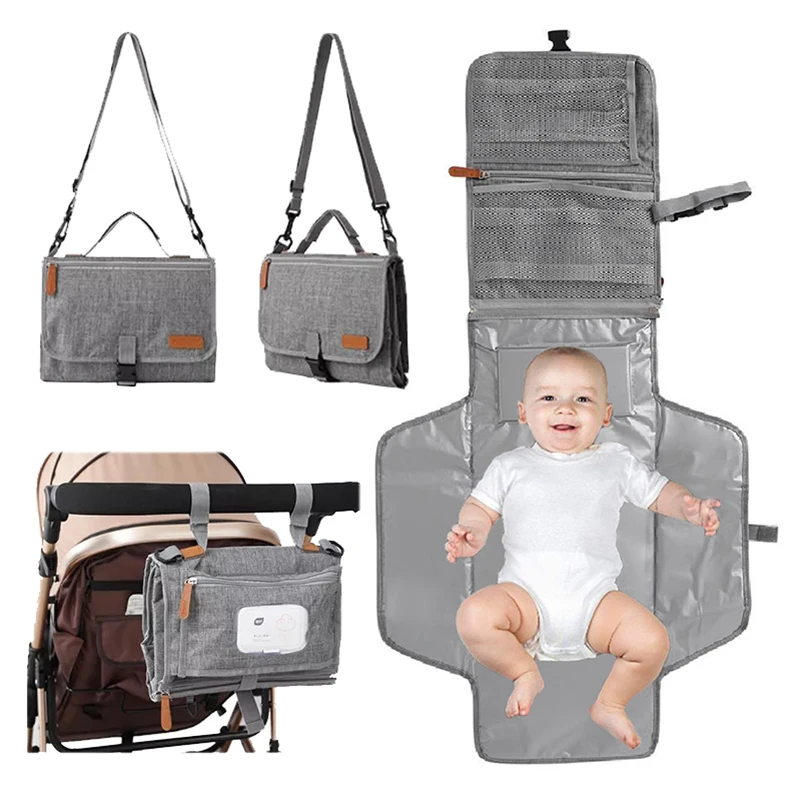 

Multi-function Waterproof Changing Pad Diaper Travel Multifunction Portable Baby Diaper Cover Mat Clean Hand Folding Diaper Bag