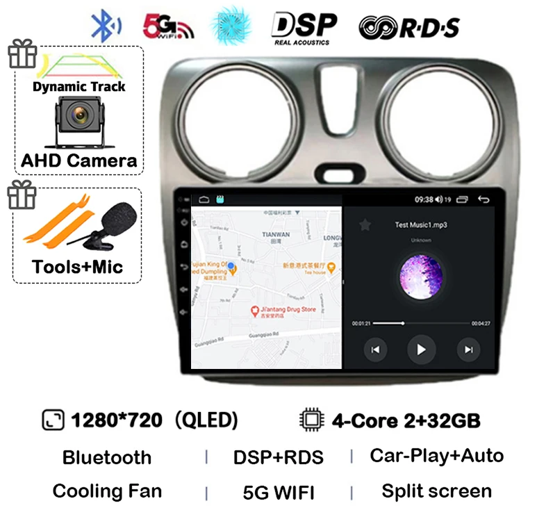

Android 15 Carplay Auto WIFI видеоплеер для Renault Lodgy Dacia Dokker 2012-2020 мультимедийный GPS-плеер стерео 2din головное устройство
