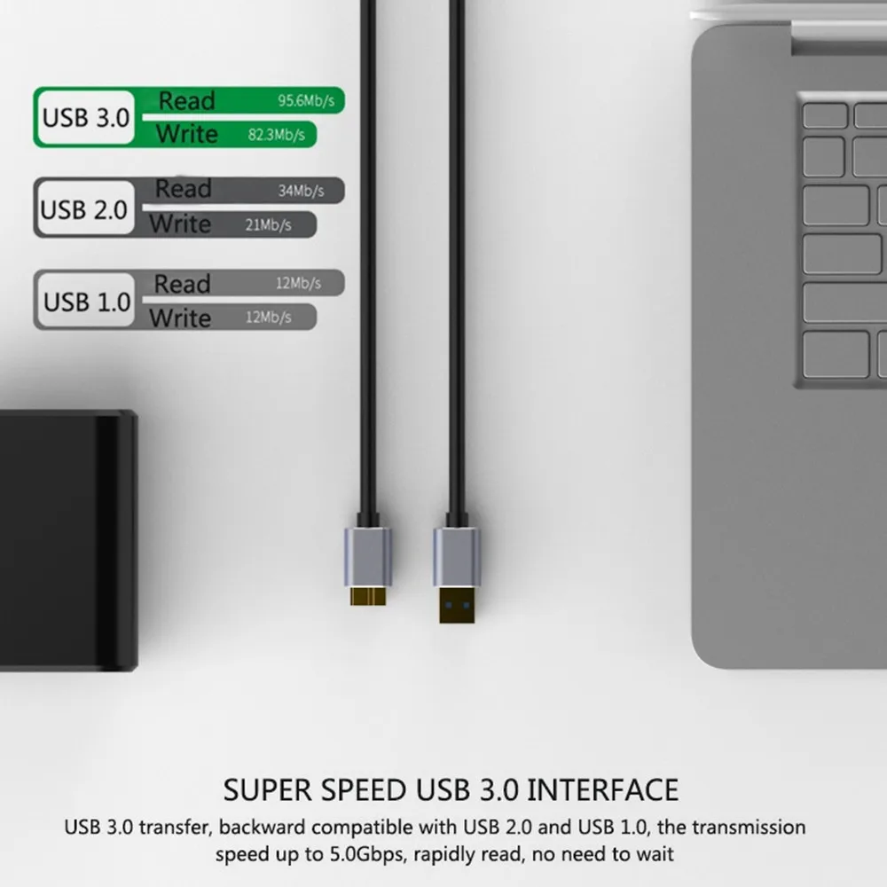 Кабель USB 3 0 Micro B 5 Гбит/с внешний жесткий диск HDD кабель для Samsung S5 Note3 Toshiba WD Seagate