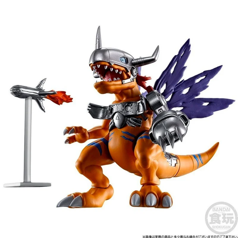 

Digimon Genuine Adventure Anime Action Figures SHODO Candy Toy Metal Greymon Were Garurumon Kits Model Collectibles Gifts