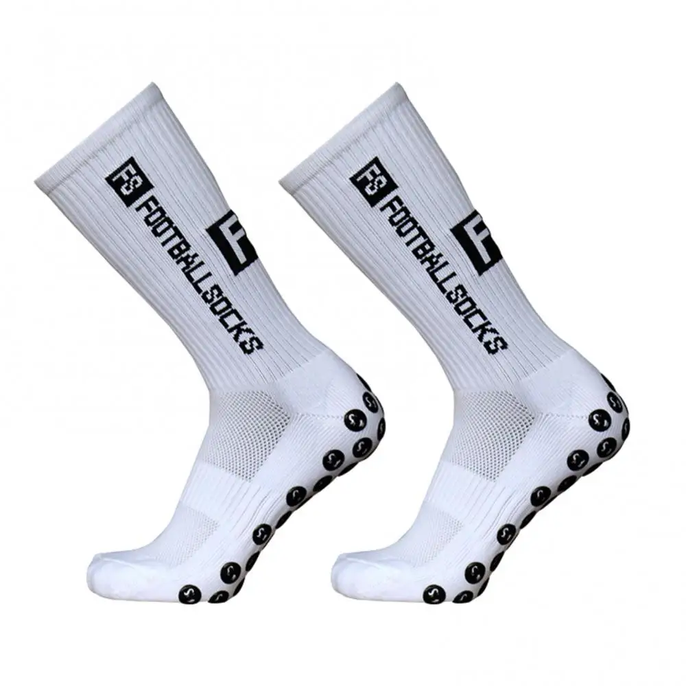 

1 Pair Sports Socks Non-Slip Breathable Men Women Summer Breathable Running Cotton Rubber Socks Football Socks Towel Bottom