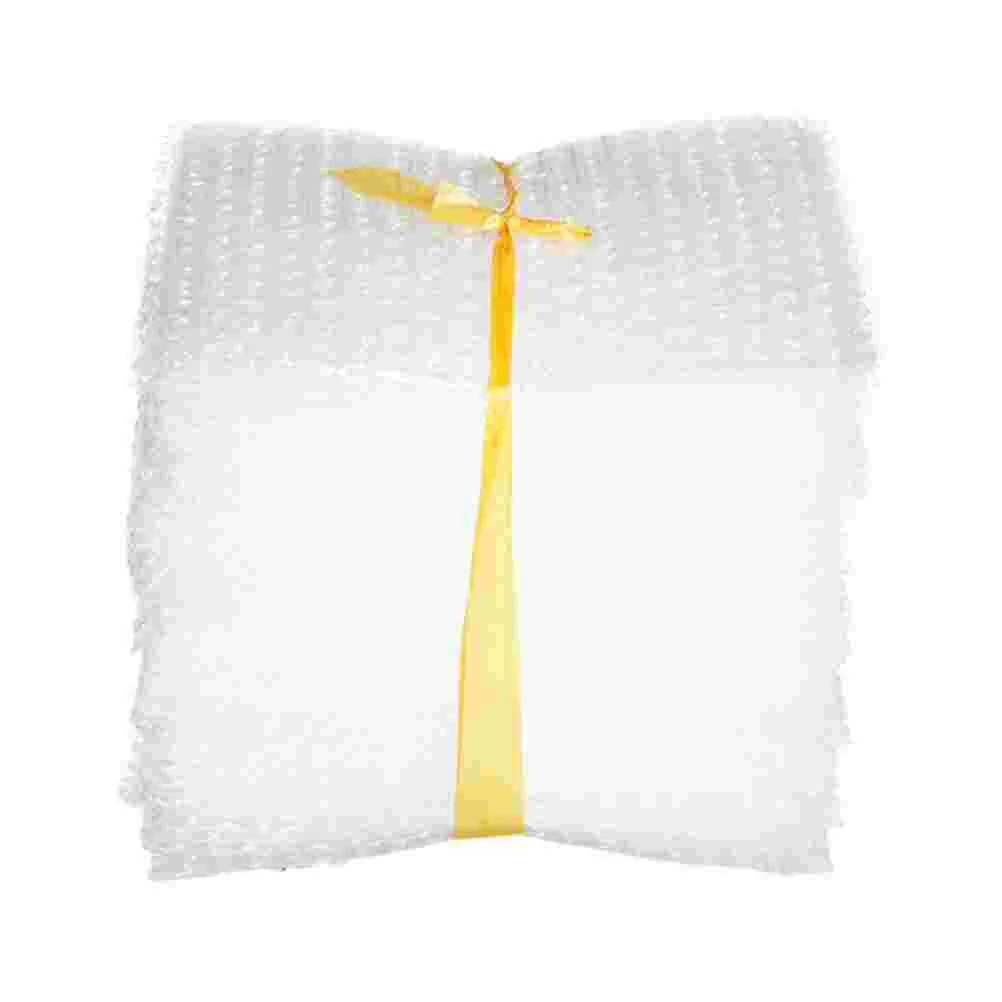 

100 PCS Bubble Bag Clear Envelopes Clear Bubble Pouches Upholstered Poly Bubble Mailers Pe New Material Clear Packaging Bag