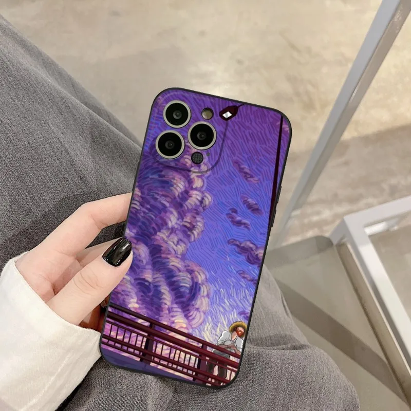 Van Gogh's Artistic Oil Painting Style Phone Case FOR IPhone 14 13 11 12 Pro 8 7 Plus X 13 Pro MAX XR XS MINI Black Covers