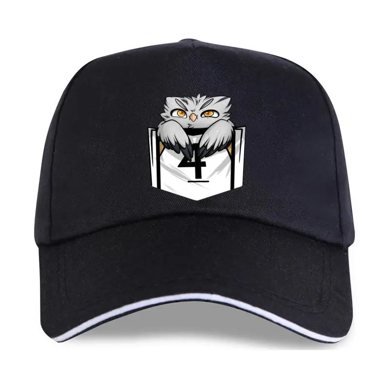 

new cap hat Pocket Owl Baseball Cap Bokuto Koutarou Bokutowl Bokuto Fukurodani Haikyuu Men Cotton Tops Harajuku