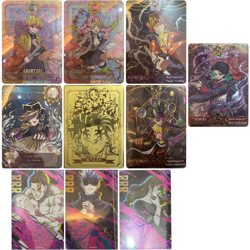 Фото Aikaho японское аниме Demon Slayer Kanroji Mitsuri Kamado Tanjirou Коллекционные карты Рождественские подарки на день рождения Детская игрушка №1