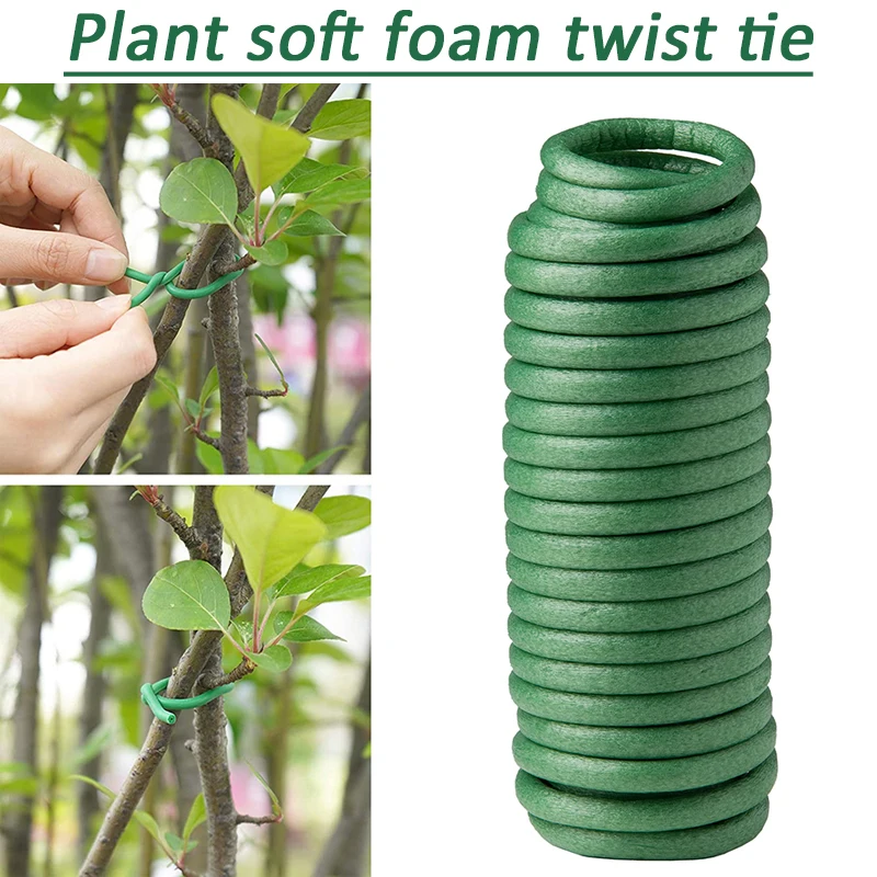 

Garden Plant Climbing Foam Twist Tie Binding Belt For Garden Plant Support Plant Climbing Vines Multifunction Coated Fix Strings