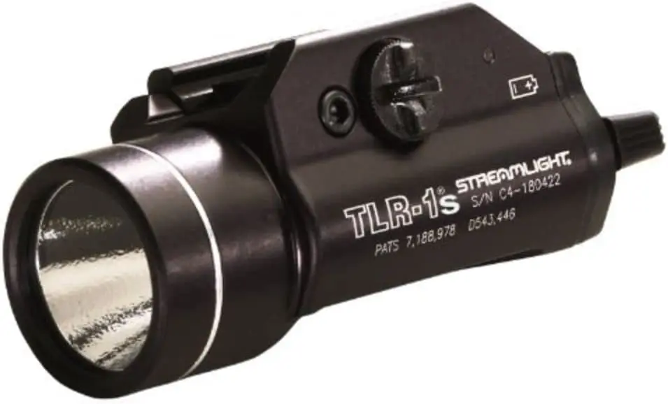 

69210 TLR-1s 300-Lumen LED Rail Mounted Flashlight with Strobe Function and Rail Locating Keys, Black