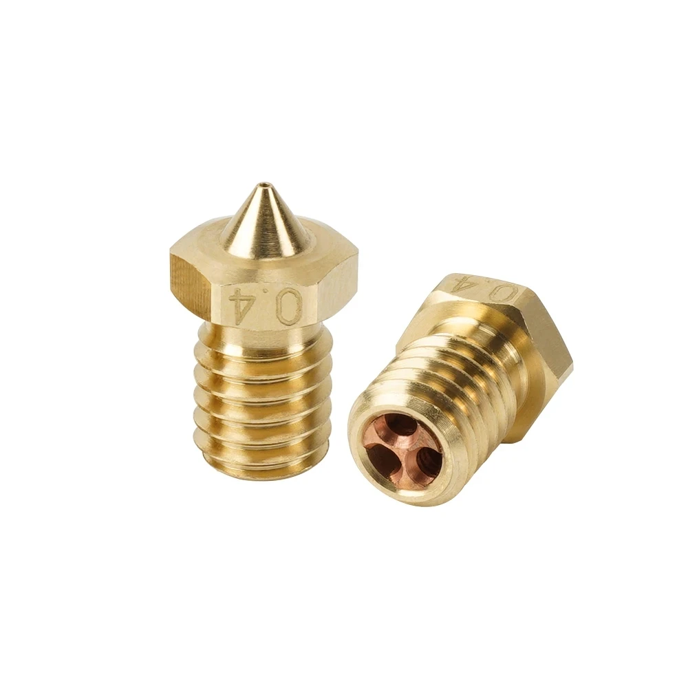 

Clone CHT Tip Nozzles 3D Printer Nozzle for 1.75mm Filament E3D V6 Brass Copper Print Head 0.4mm 0.6mm 0.8mm 1.0mm High Flow
