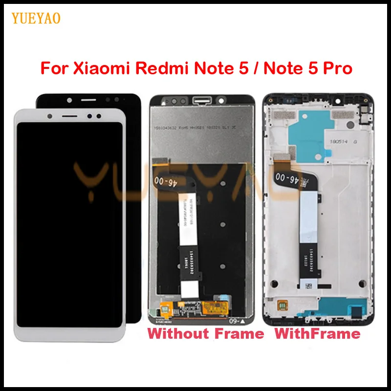 ЖК-дисплей для Xiaomi Redmi Note 5 Pro сенсорный экран сменная панель в сборе с рамкой |