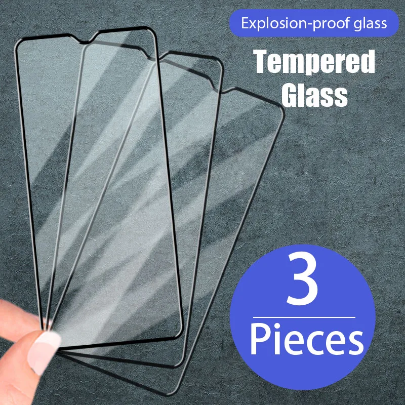 

3PCS Full Cover Tempered Glass for Xiaomi Redmi Note 10 9 8 7 Pro 9S 10S Screen Protector for Redmi 9 9A 9C 9T 8A Glass