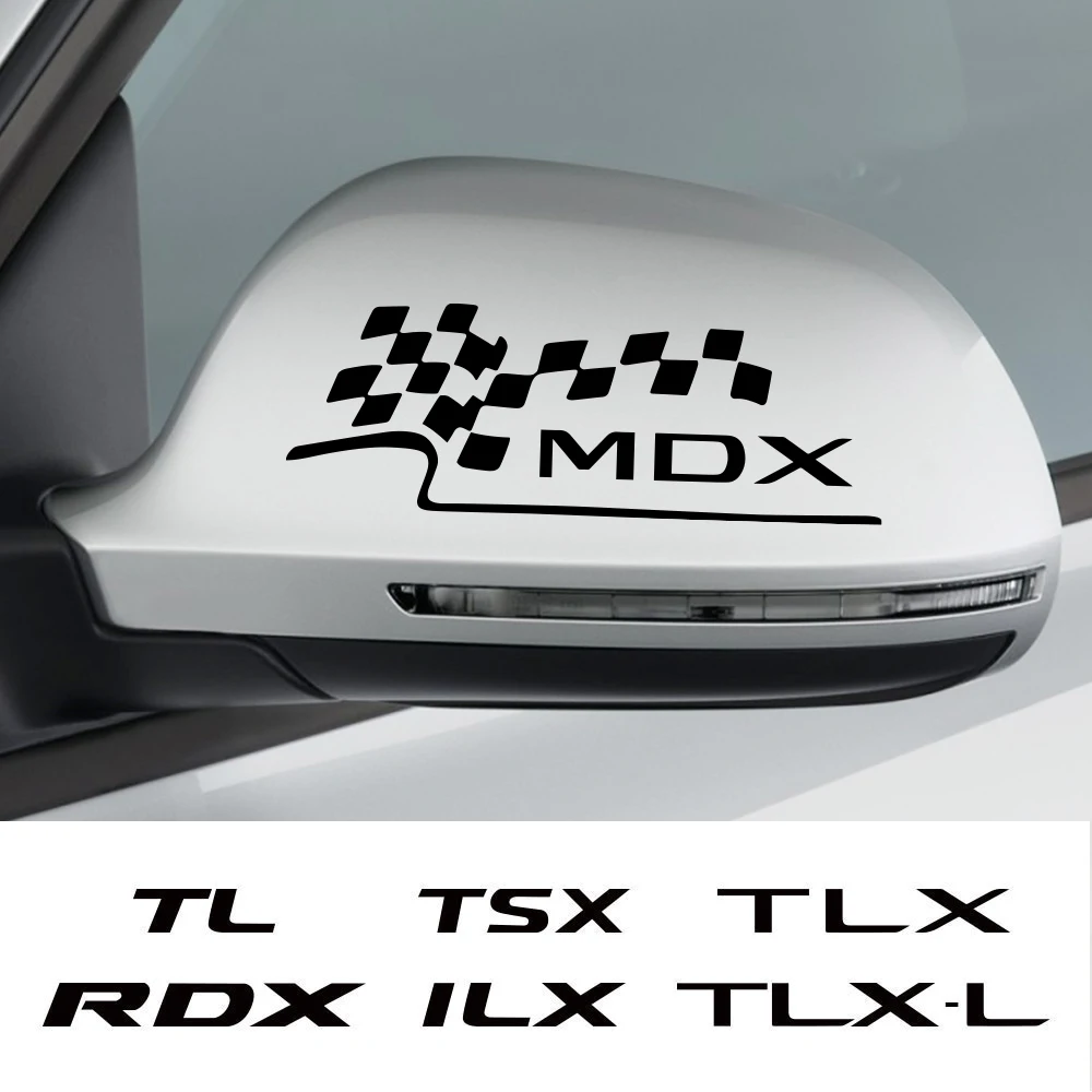 

2 шт., виниловые наклейки для Acura CDX ILX MDX NSX RDX RL RLX TL TLX