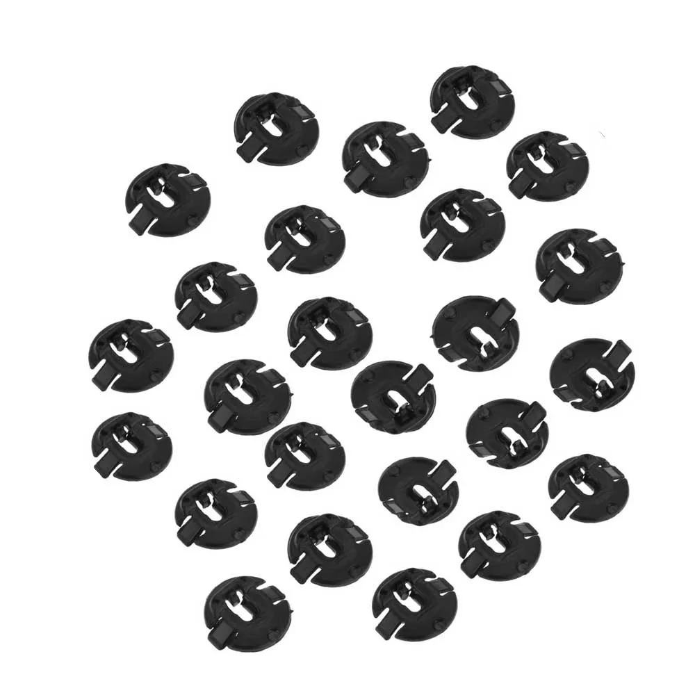 

25pcs For Cars Auto Plastic Rivets Clips Wheel Retainer Washer 4F0825429A Brand New High Quality Durable Auto Fastener Clip