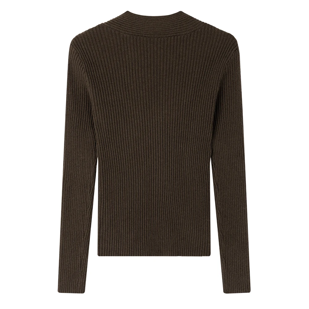 Jiagelin корейская серия Sense of Atmosphere с v-образным вырезом на талии облегающая