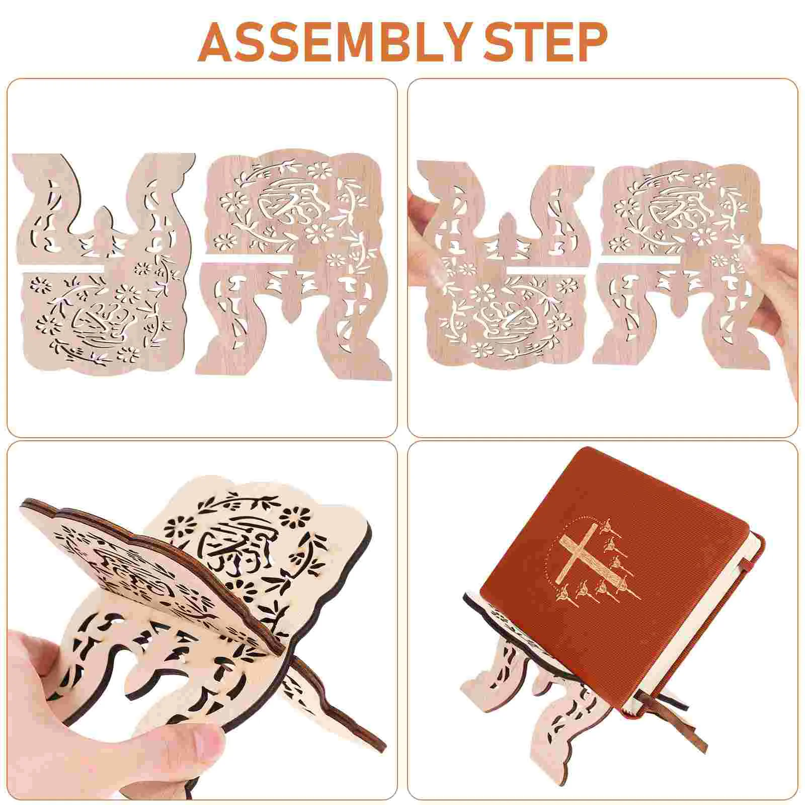 Деревянная подставка для книг из Библии настольный держатель чтения