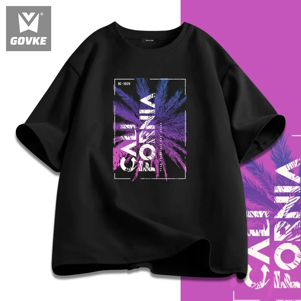 Футболки с принтом Гаваи для отдыха свиданий покупок на окно нейтральный стиль