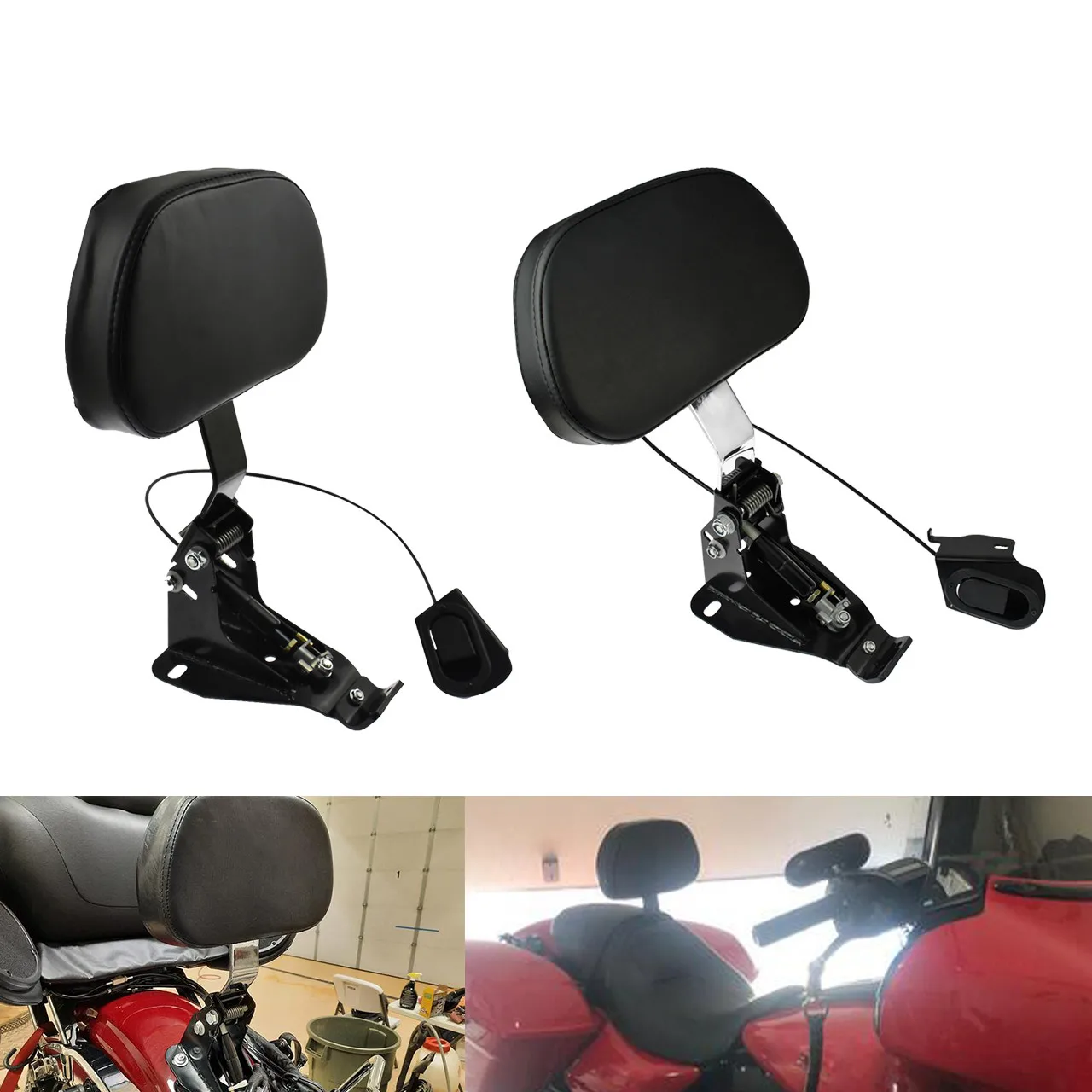 Регулируемый монтажный комплект для спинки водителя мотоцикла Harley Touring Seat Road King