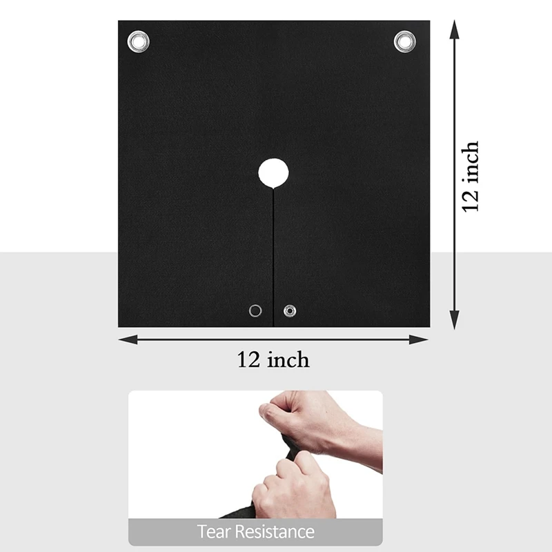 Welding Blanket Fireproof Opening Shape Mat Heatresistant Solder Up To 1800°F Flame Retardant Carbon