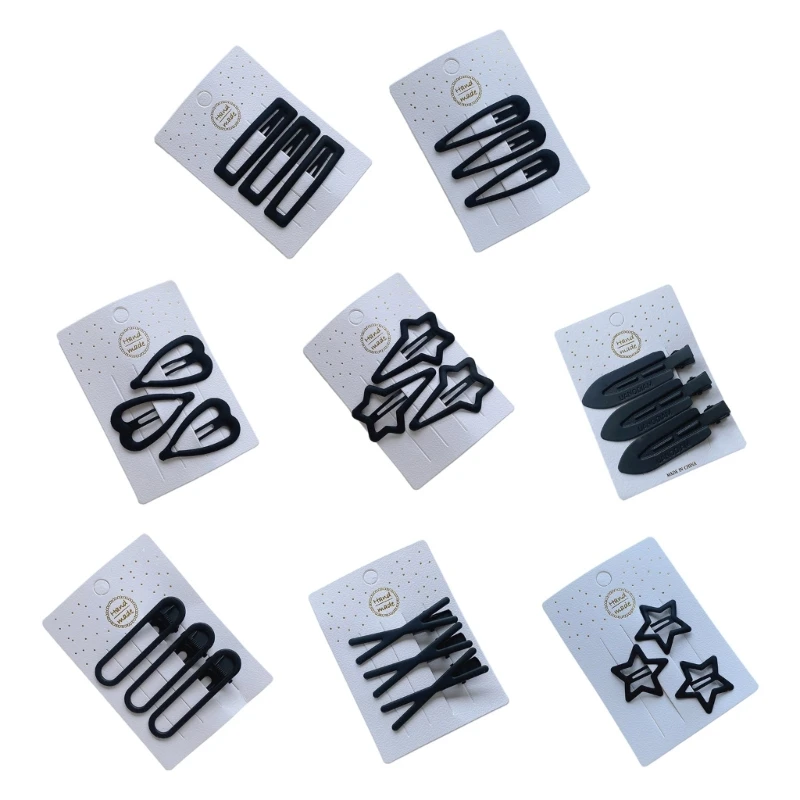 

MXMB металлические заколки для волос с бантиками, однотонные заколки для волос во французском стиле, винтажные Heawear