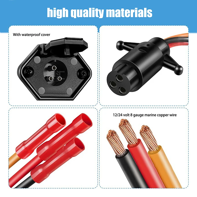 Троллинговые устройства практичная розетка 8AWG штепсельная Троллинговый