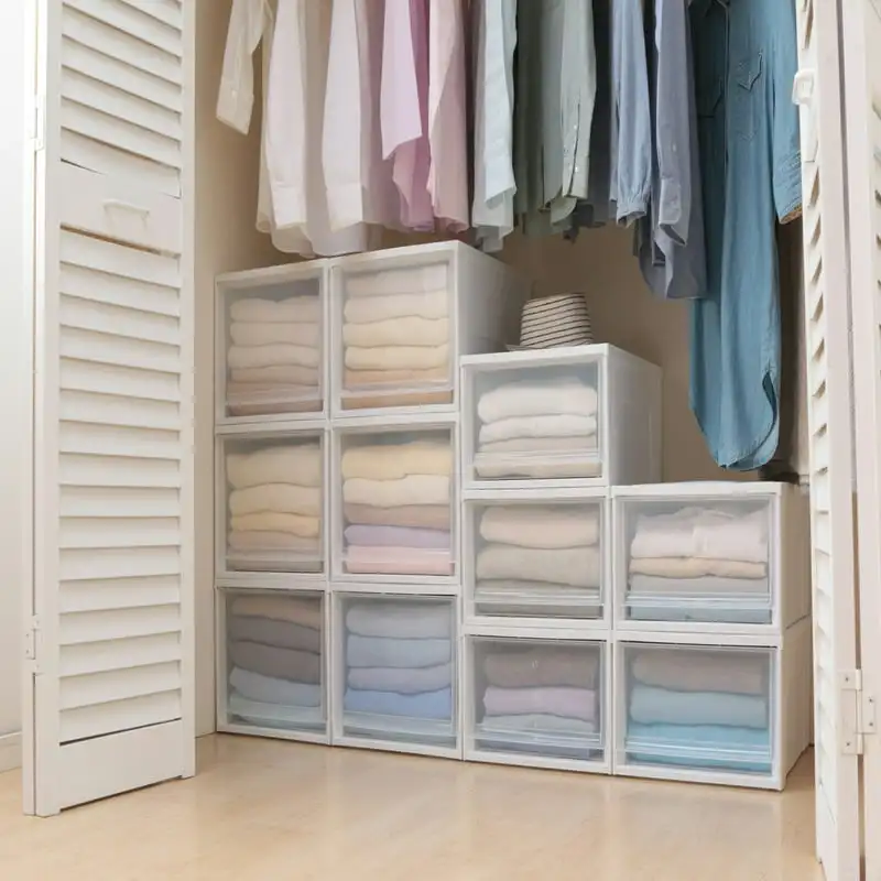 

Medium Plastic Box Chest Drawer Unit, White, 1 Drawer