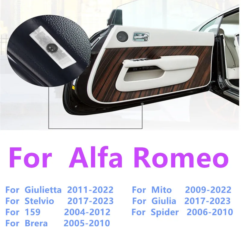 Светодиодный предупреждающий декор в виде калюжа аксессуары для Alfa Romeo Stelvio Giulietta