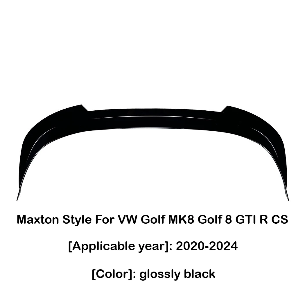 

Clubsport Performance для VW Golf 8 MK8 GTI R CS 2020+ Maxton Style Refit Задний бампер Спойлер Губа Задний верхний багажник Крыло Обвес Комплект кузова