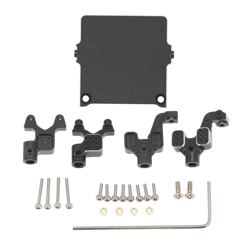 

Metal Front & Rear Adjustable Shock Damper Towers Mount Upgrade Parts For 1/24 RC Crawler Axial SCX24 Spare Parts