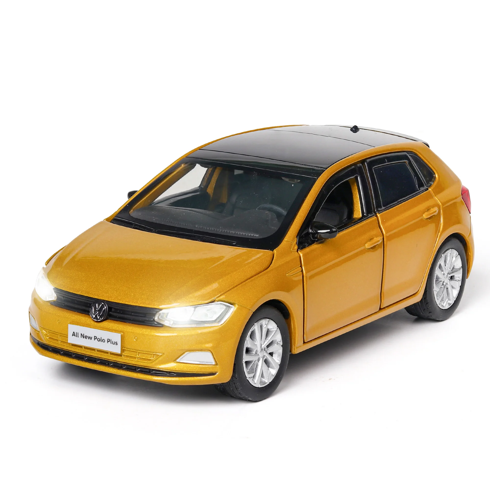 

1:32 Volkswagen POLO High Simulation Alloy Car Model Diecasts Toy Vehicles 6 Door Metal Kid Toys Car Collectible F304