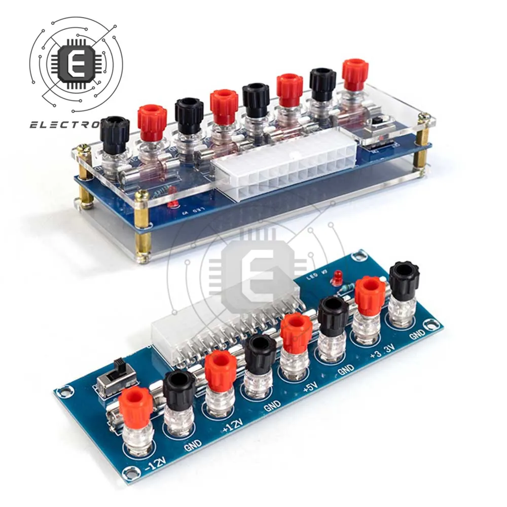 

XH-M229 Desktop PC Chassis Power ATX to Adapter Board Power Supply Circuit Outlet Module 24Pin Output Terminal 24 pins