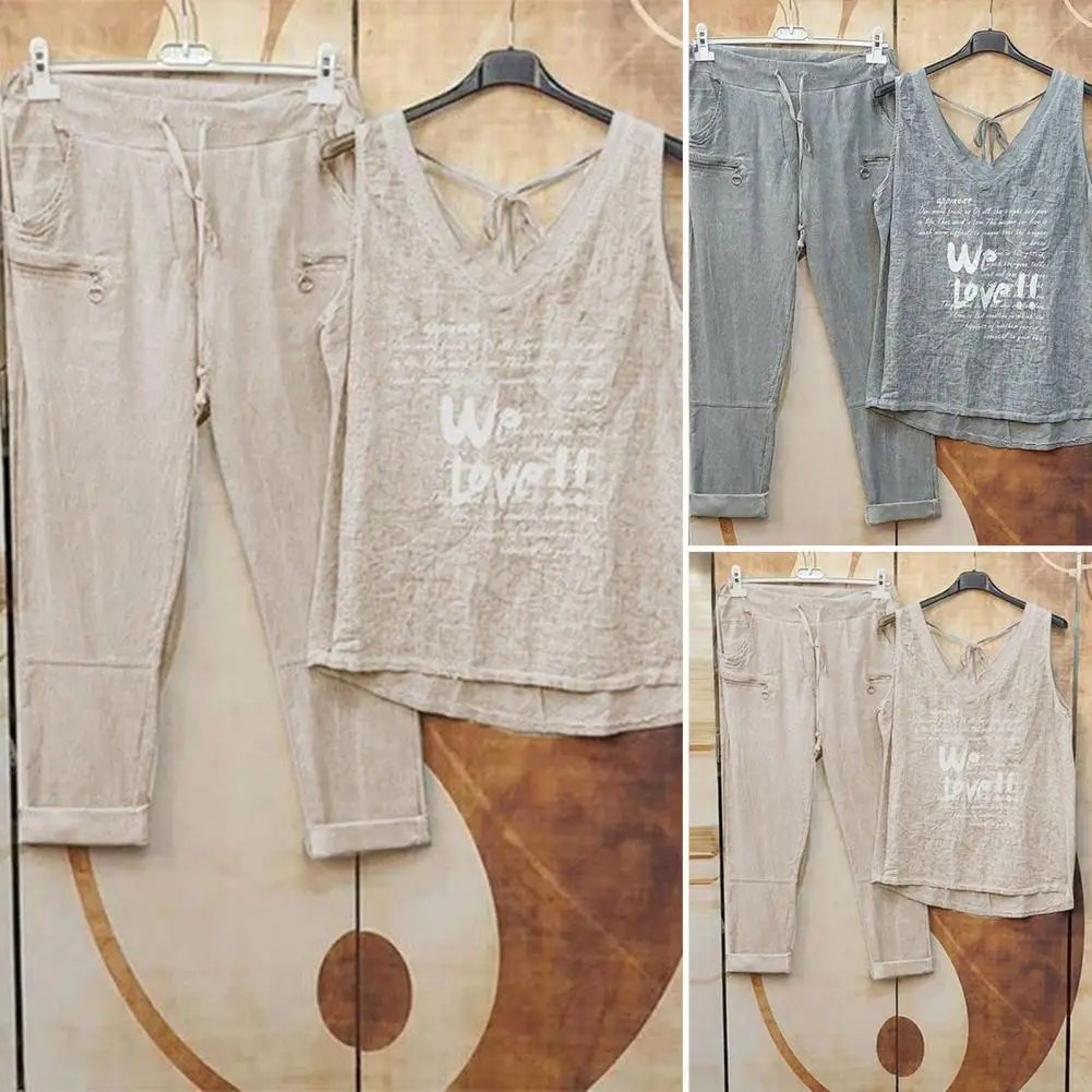 

2 шт./комплект, Женский Повседневный комплект из жилета и брюк