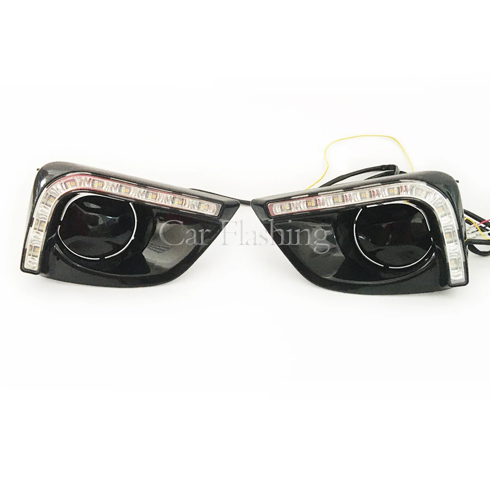 CSCSNL 1 пара Автомобильный светодиодный дневной светильник сигнала поворота LED DRL