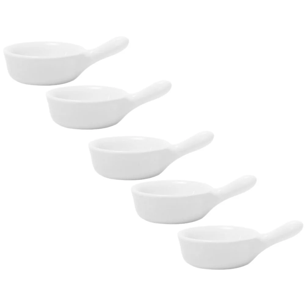 

5 Pcs Soy Sauce Dish Decorative Tray Condiment Dish Ketchup Bowls Dip Bowls Trim Tray