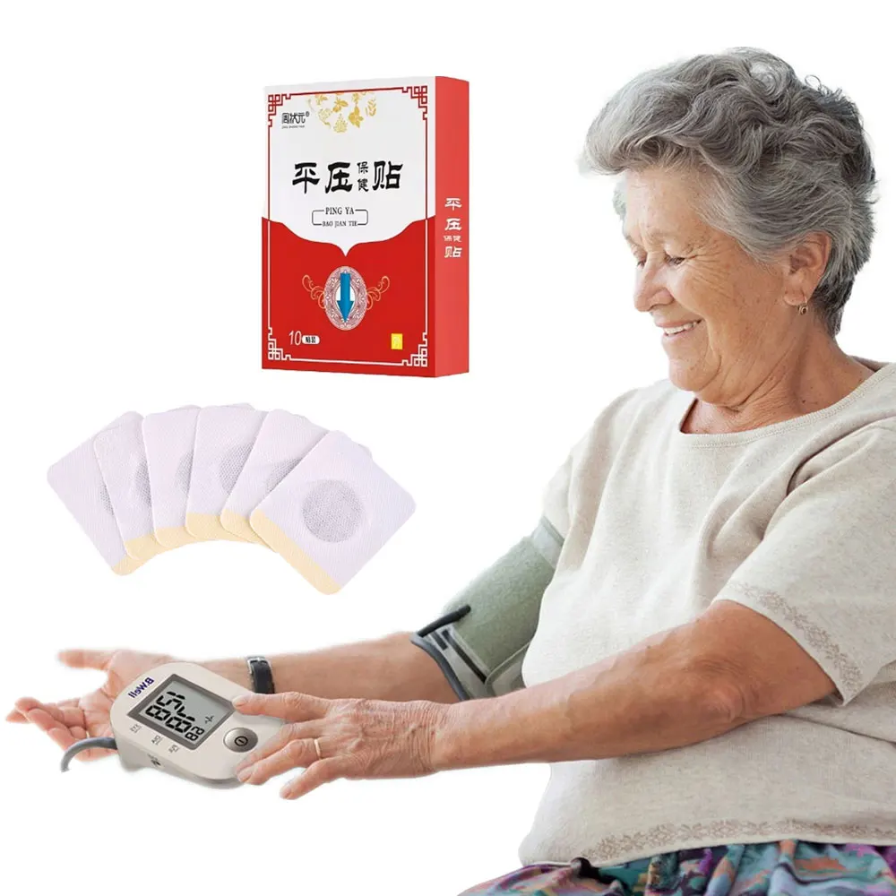 10 шт./кор. пластырь для гипертонии стабилизирующий высокого кровяного давления