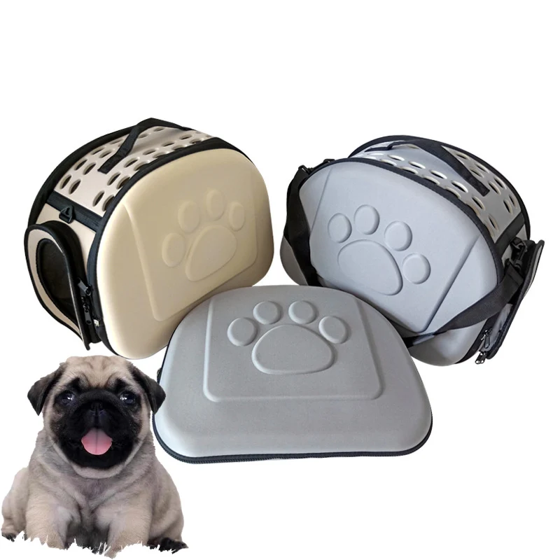 Сумка-переноска для кошек, уличный рюкзак на плечо для домашних питомцев, прозрачная Складная розовая воздухопроницаемая переноска для мал...