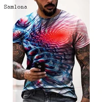 sexy mens clothing spilced fashion 3d print t shirt 2022 summer new basic tops casual pullovers men tees shirt plus size s 3xl