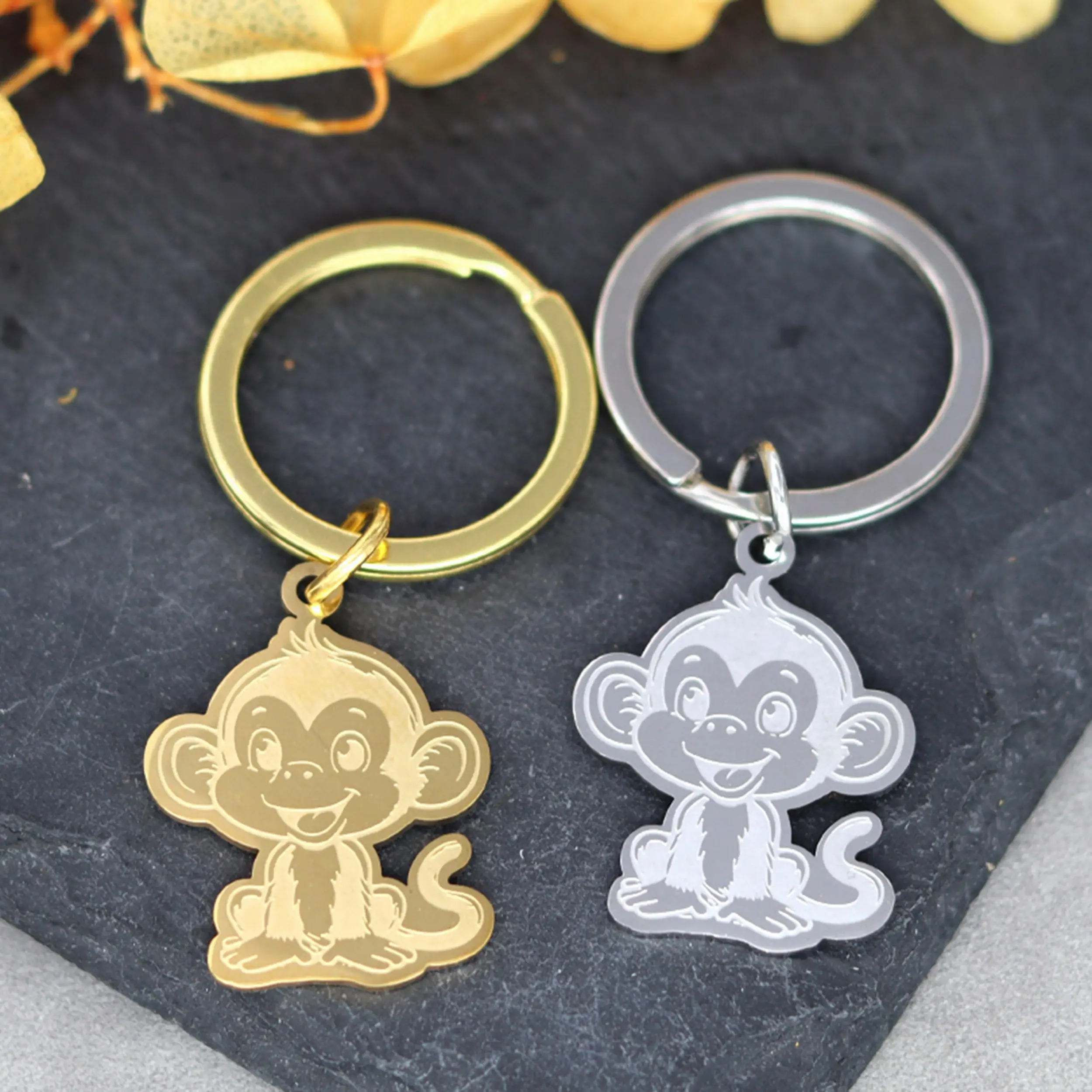 Милая улыбка детская обезьяна подвески брелоки с животными сделай сам детские