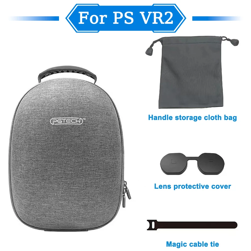 

EVA Hard storage bag for ps vr2 with lens protective caps cover Protective Case Headset Bag Carrying Case Travel Storage Bag