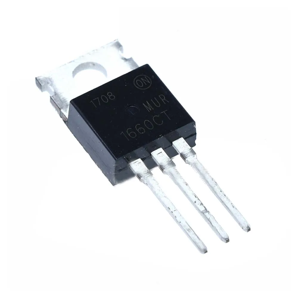 

10pcs/lot New MUR1660CT Fast Recovery Diode U1660 TO-220 600V 16A FSC