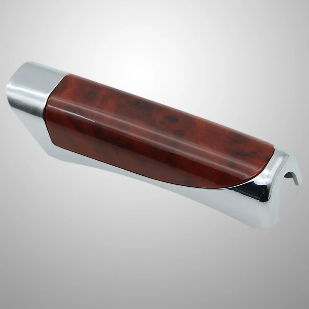 

Practical Cover Universal Handbrake Cover Protector for Car (Red Wood Grain)