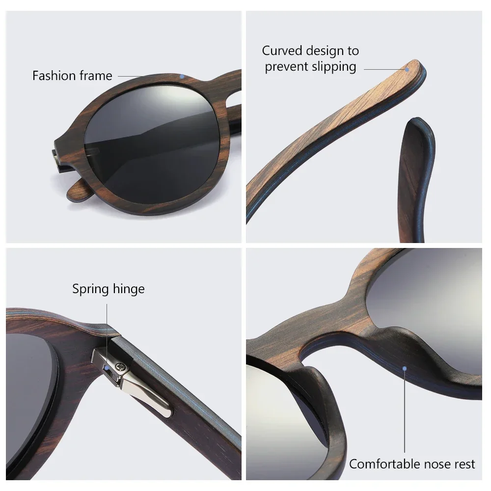LDMZYJ солнцезащитные очки из натуральной древесины женские поляризационные