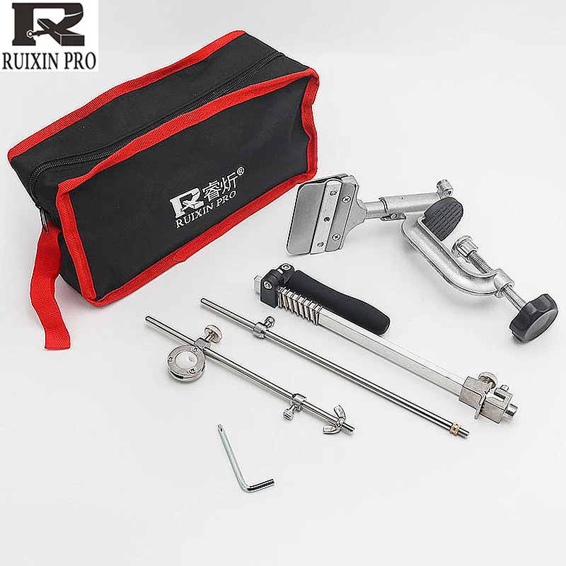 

Professional Ruixin 360° Rotary Knife Fixed Angle Sharpener Kitchen Knife Sharpening System Household Auxiliary Tool Whetstone