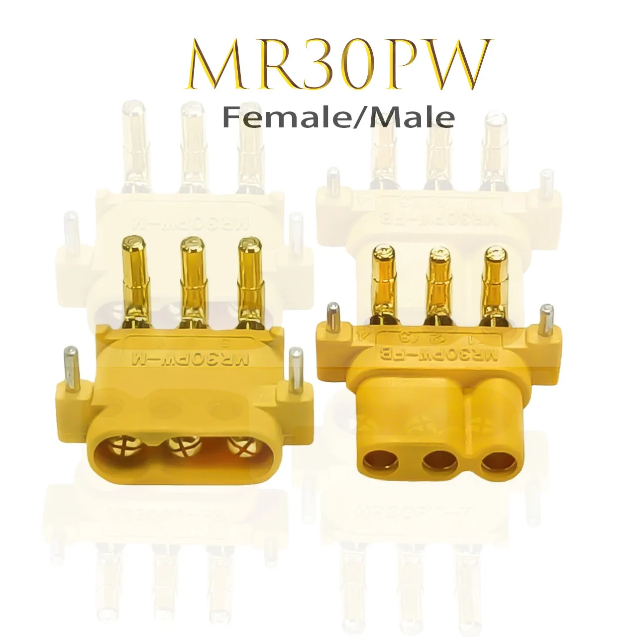 Amass Mr30pw Улучшенные Шунтирующие Разъемы Упаковка 10/30/50 Для Lipo Аккумулятора Esc Пульт