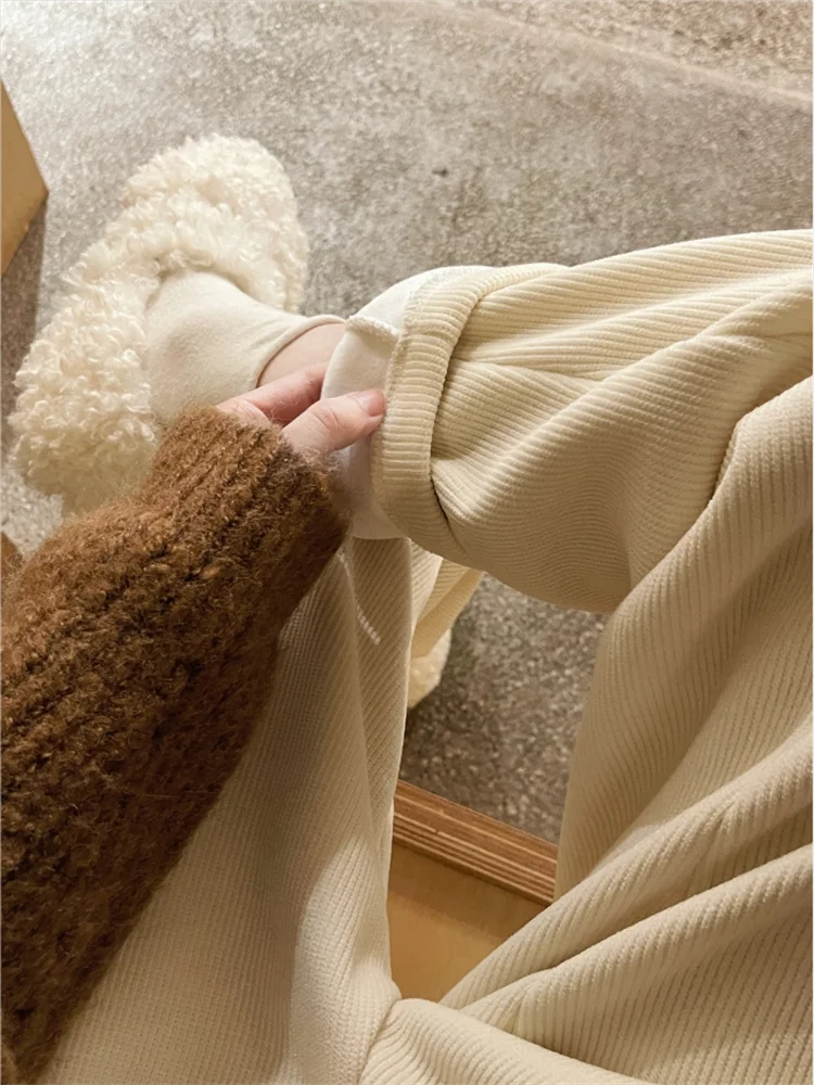 Осень-зима новая коллекция вельветовые бархатные утолщенные прямые