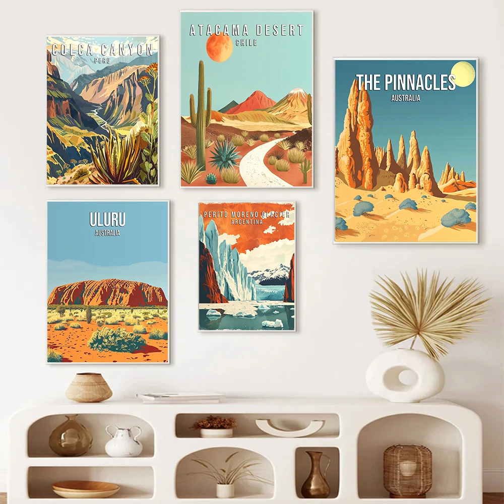 Современный Известный туристический город Австралия иллюстрация лес Каньон