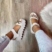 ladies sandals summer gladiator thick sole thong ankle strap wedge women shoes womens fashion platform sandals