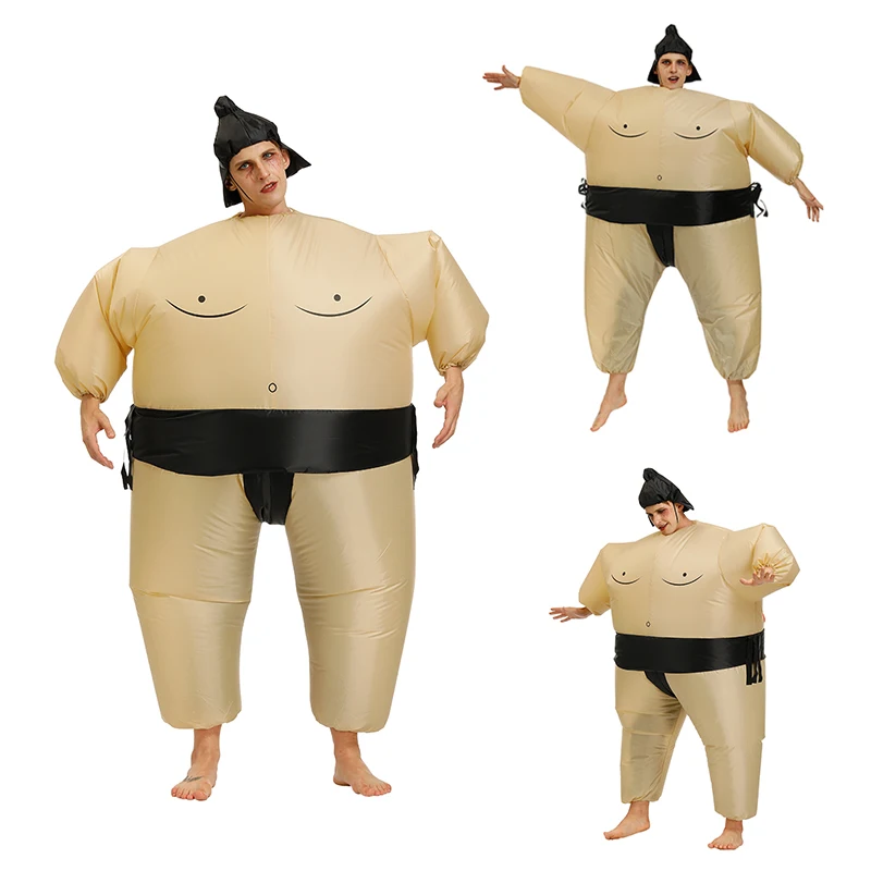 Halloween Costume Cos Show Inflatable Sumo Suit Cartoon Funny Adult Child Parent Child Annual Meeting Funny Fat Man